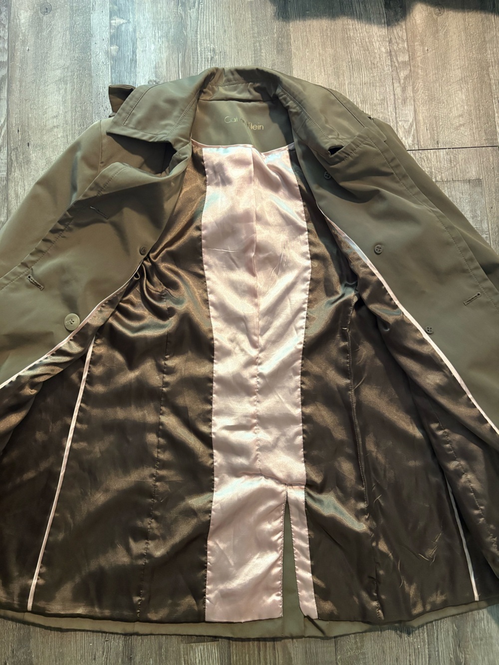 Calvin Klein Women’s Brown Trench Coat - Picture 3 of 5